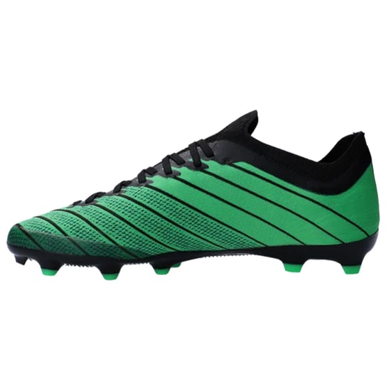 Umbro Heren Velocita Elixir Premier Stevige Grond Voetbalschoenen (Zwart, Groen) - Image 3