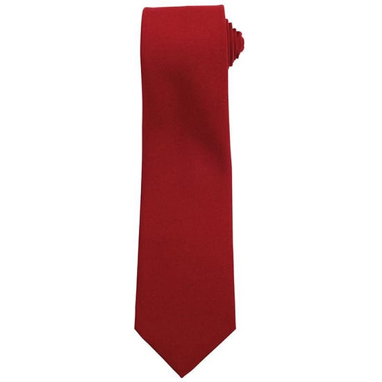 Premier Stropdas - Heren Eerlijk werk Stropdas (Rood) - Image 2