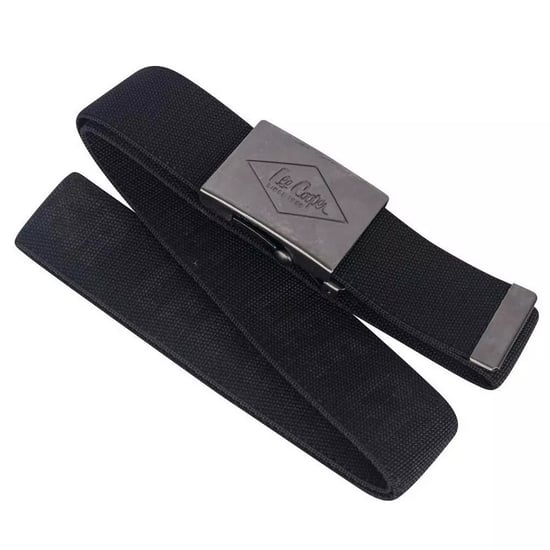 Lee Cooper Slijtvaste riem van geweven band (Zwart) - Image 4