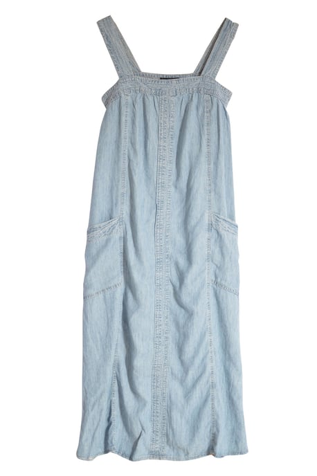 Light Denim Strappy Tunic Dress - Image 3