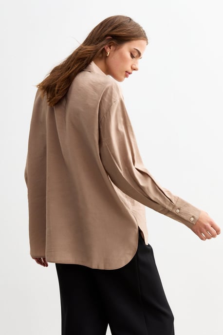 Relaxed Cupro Pocket Shirt - Image 2