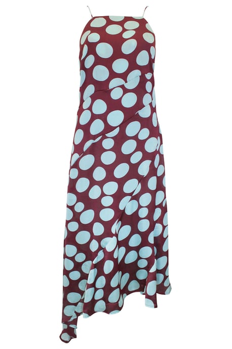 Bold Spot Asymmetric Dress - Image 6