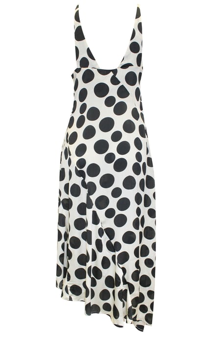 Bold Spot Asymmetric Dress - Image 2