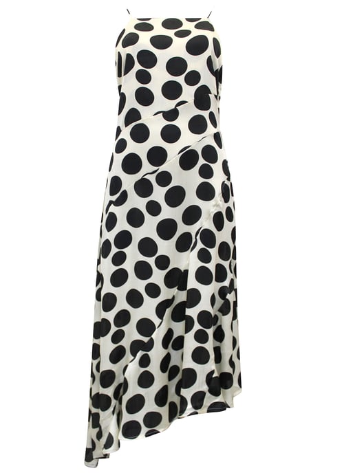 Bold Spot Asymmetric Dress - Image 3
