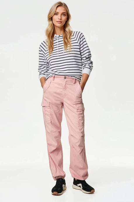 Soft Touch Cargo Trousers - Image 2