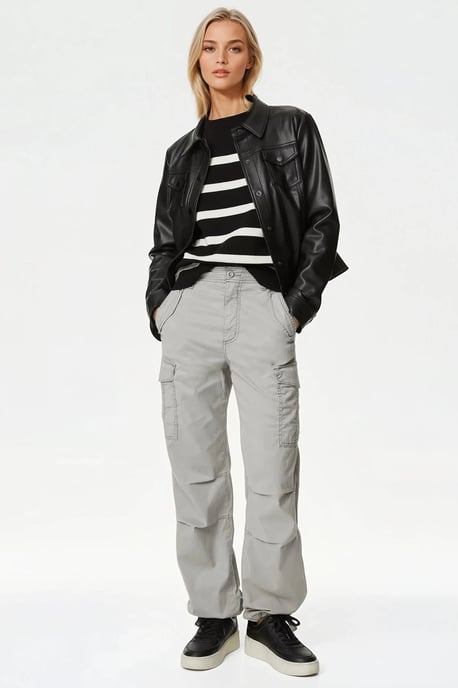 Soft Touch Cargo Trousers - Image 2