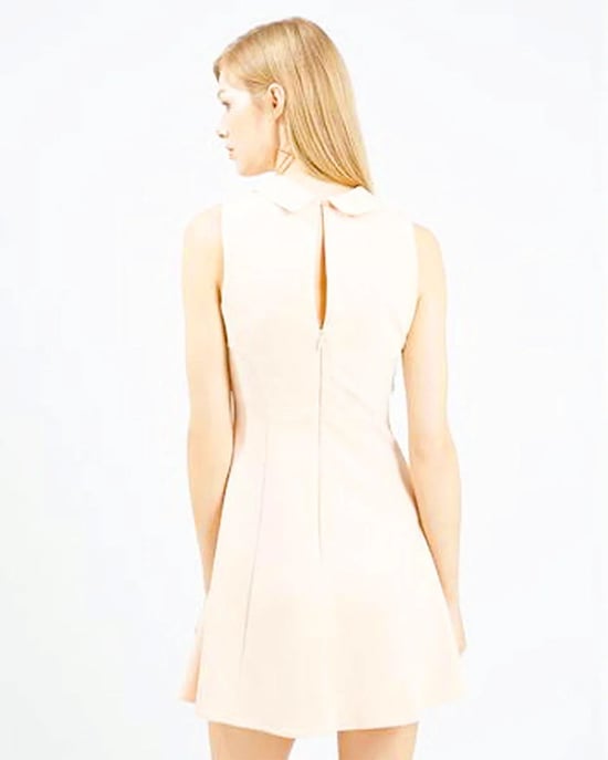 Sleeveless Skater Dress With Collar - Image 4
