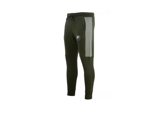 Nike Air Mens Fleece Green Joggers - Image 1