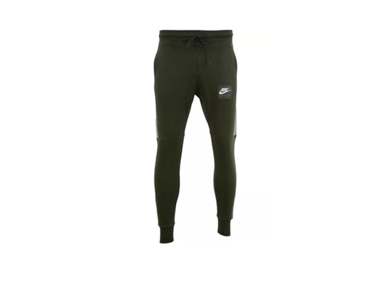 Nike Air Mens Fleece Green Joggers - Image 3