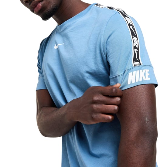 Nike Mens T Shirts Repeat Fleece Cotton Short Sleeve Sportswear Tee - Image 2