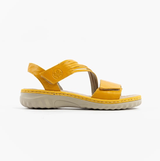 Rieker 60464-68 Womens Sandals Yellow - Image 1
