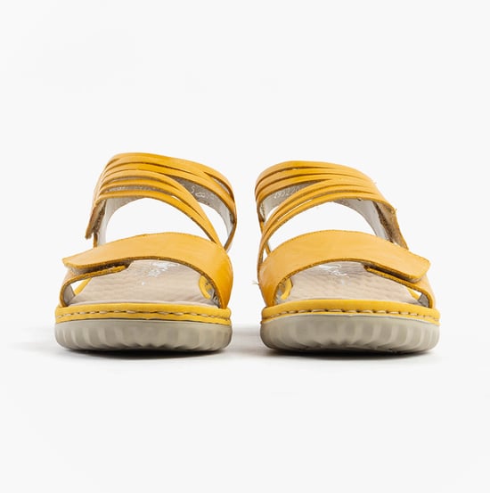 Rieker 60464-68 Womens Sandals Yellow - Image 4