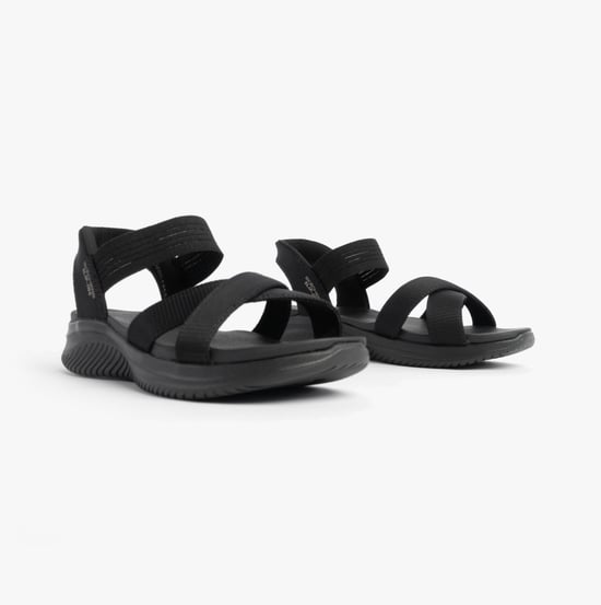 Skechers Ultra Flex 3.0 - Never Better Womens Sandals Black - Image 4