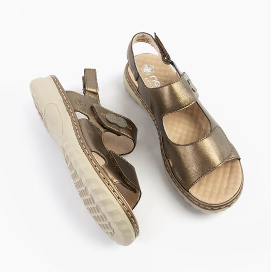 Rieker 60462-90 Womens Sandals Bronze - Image 2
