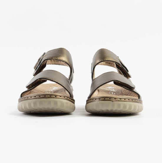 Rieker 60462-90 Womens Sandals Bronze - Image 4