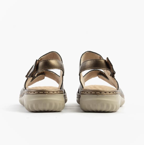 Rieker 60462-90 Womens Sandals Bronze - Image 5