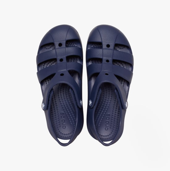 Crocs 210625-410 Classic Fisherman Unisex Kids Sandals Navy - Image 2