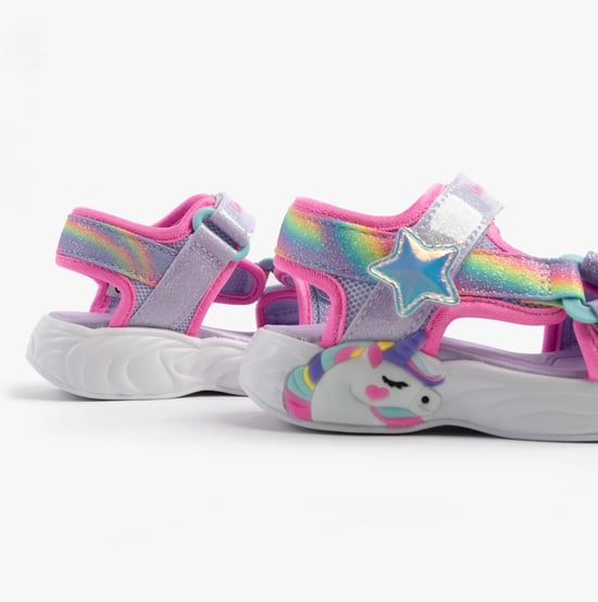 Skechers Unicorn Dreams Sandal - Dreamy Girls Sandals Lavender Multi - Image 5