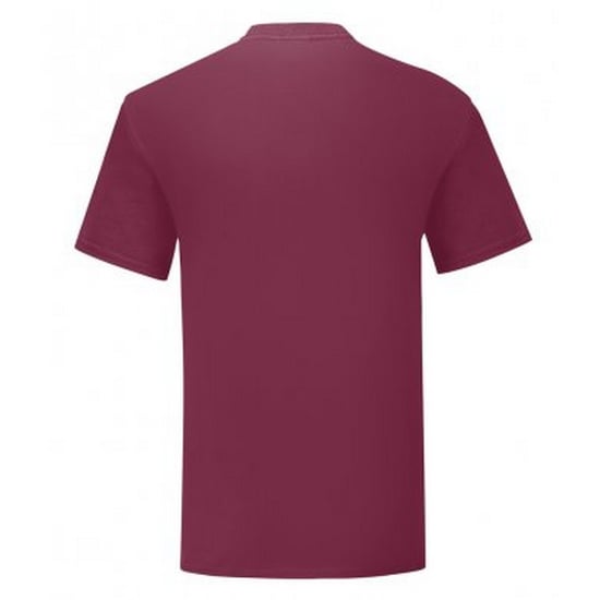 Fruit Of The Loom Heren Iconisch T-shirt (Bordeax) - Image 2