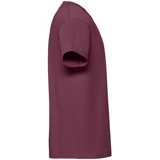 Fruit Of The Loom Heren Ringgesponnen Premium T-Shirt (Bordeaux) - Image 3