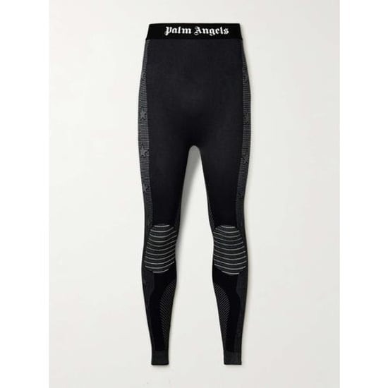 Palm Angels Monogram Baselayer Ski Bottoms Black - Image 1