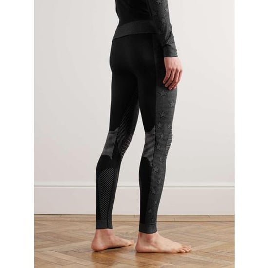 Palm Angels Monogram Baselayer Ski Bottoms Black - Image 3