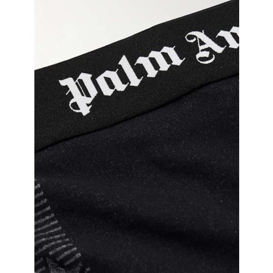 Palm Angels Monogram Baselayer Ski Bottoms Black - Image 4