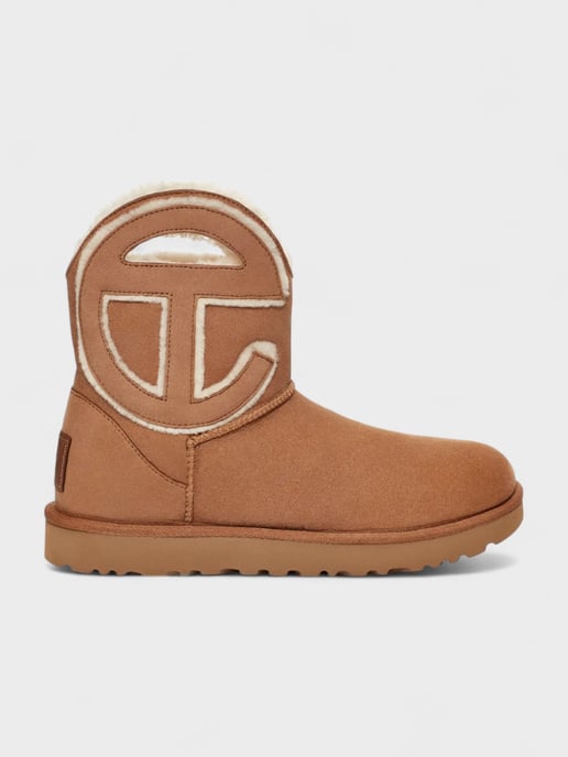 UGG x Telfar Logo Mini Boot Chestnut - Image 1