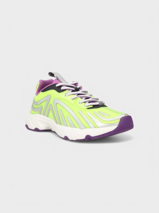 Acne Studios Buzz Neon Trainers Contrast Yellow Sneaker - Image 2
