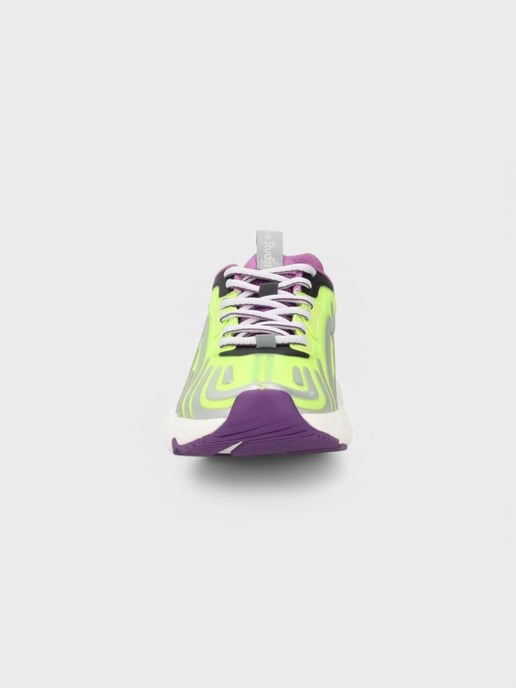Acne Studios Buzz Neon Trainers Contrast Yellow Sneaker - Image 4