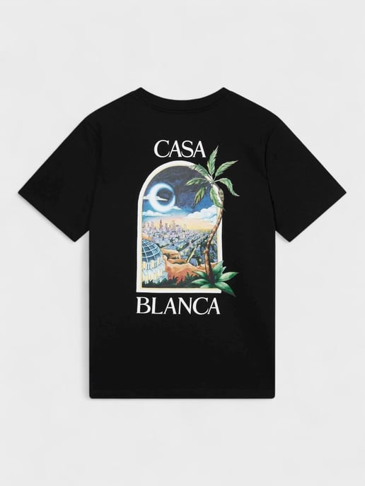 Casablanca LA Nights T Shirt Black - Image 1