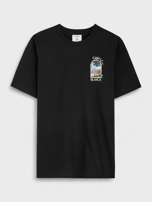 Casablanca LA Nights T Shirt Black - Image 2