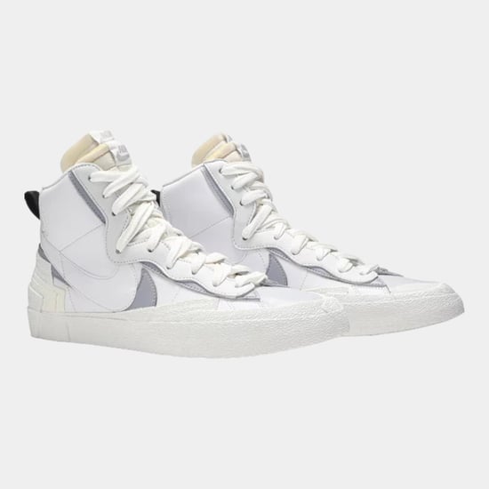 Nike sacai x Blazer Mid 'White Grey' - Image 3
