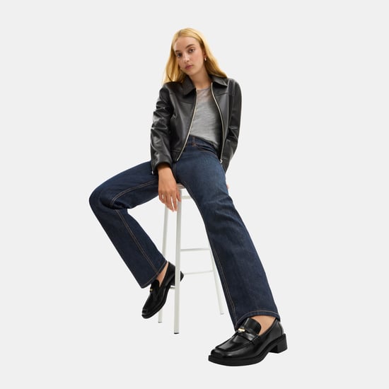 Square Toe Leather Loafer - Image 4