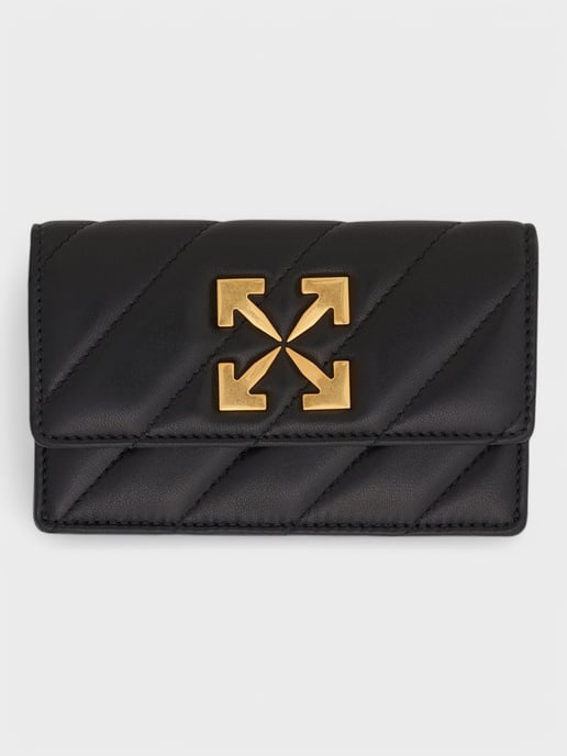 Off-White Jackhammer Platte Kaart Houder Zwart - Image 1