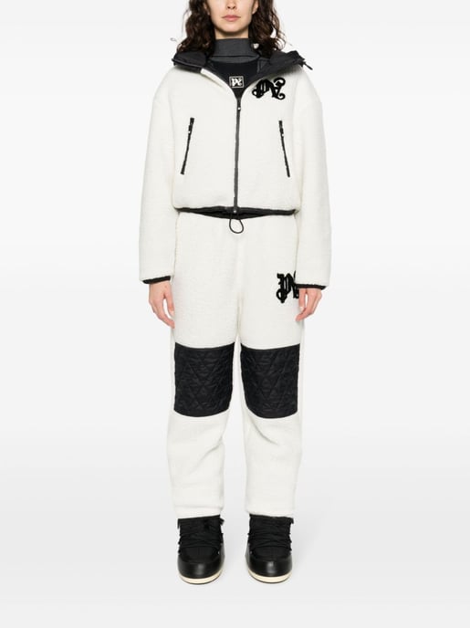 Palm Angels Monogram Ski Pants White Black - Image 2