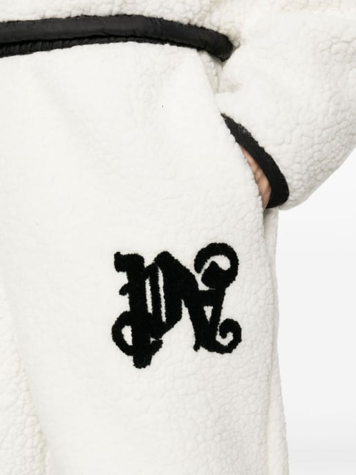 Palm Angels Monogram Ski Pants White Black - Image 4