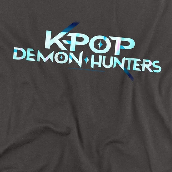 K-Pop Demon Hunters Unisex T-shirt met lange mouwen en logo voor volwassenen (Houtskool) - Image 2