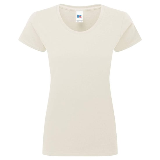 Russell Womens/Ladies Authentic Classic Ringspun Cotton T-Shirt (Natural) - Image 1