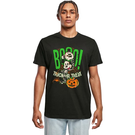 Disney Heren Boo Trick Or Treat Mickey Mouse Katoenen T-Shirt (Zwart) - Image 2
