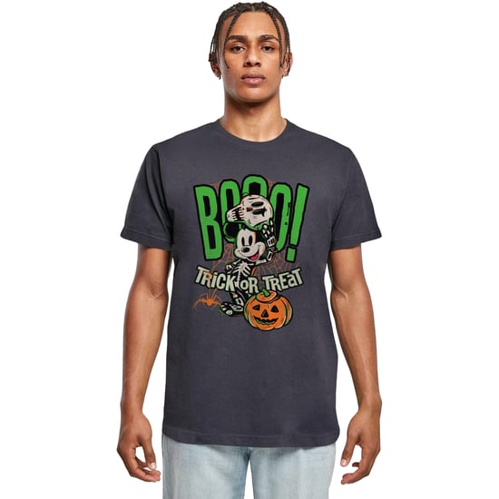 Disney Heren Boo Trick Or Treat Mickey Mouse Katoenen T-Shirt (Marineblauw) - Image 2