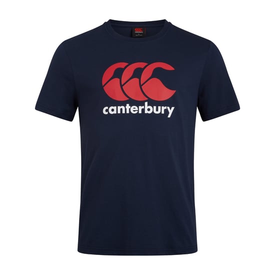 Canterbury Mens Logo Cotton Blend T-Shirt (Navy) - Image 1