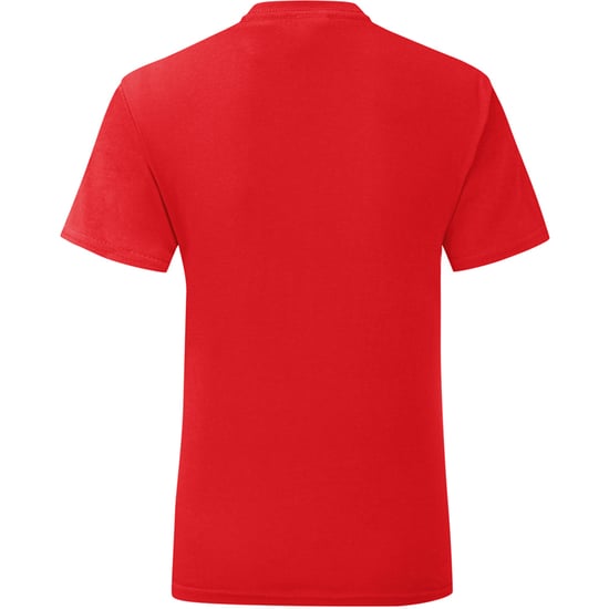 Fruit Of The Loom Heren Iconisch T-shirt (Rood) - Image 2