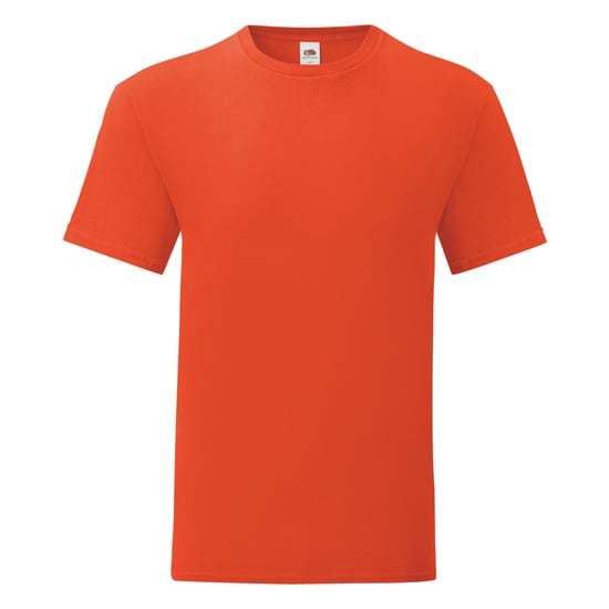 Fruit Of The Loom Heren Iconisch T-shirt (Flame Oranje) - Image 1