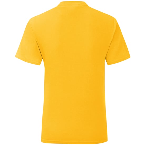 Fruit Of The Loom Heren Iconisch T-shirt (Zonnebloem Geel) - Image 2