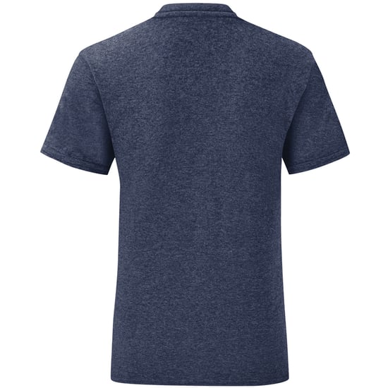 Fruit Of The Loom Heren Iconisch T-shirt (Heather Marine) - Image 2