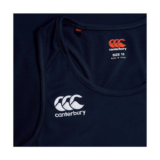 Canterbury Womens/Ladies Club Dry Racerback Tank Top (Navy) - Image 3