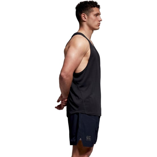 Canterbury Mens Super Light Tank Top (Black/Gunmetal Grey) - Image 3