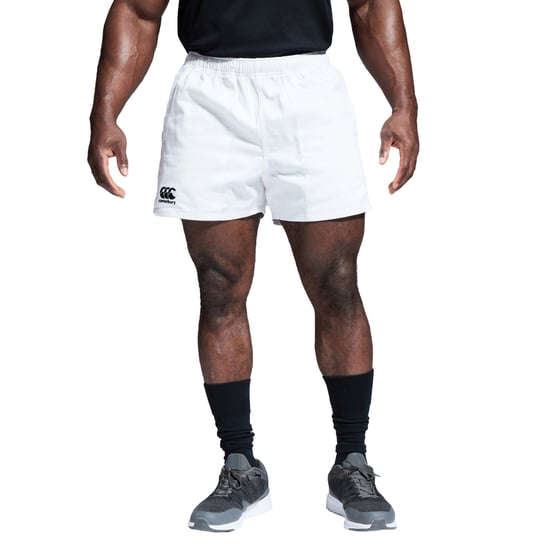 Canterbury Mens Professional Cotton Shorts (White) - Image 3