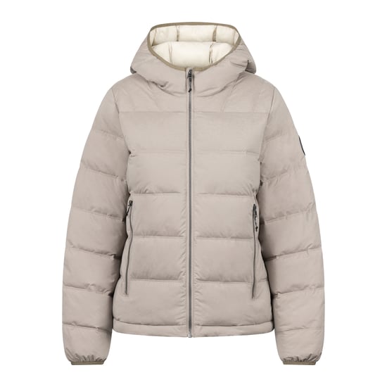Trespass Womens/Ladies Rollins Hooded Jacket (Sand) - Image 1